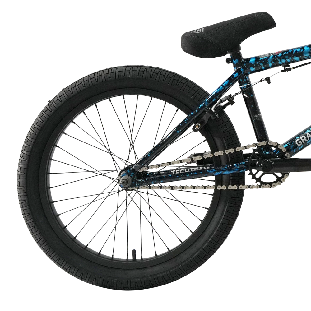 Купить велосипед BMX Tech Team Grasshopper 2024 20"х20,8" сине-черный в ...